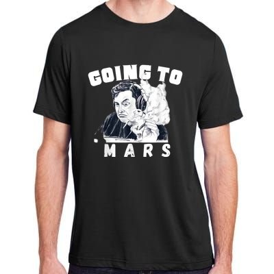 Going To Mars Occupy Mars Elon Marsexploration Adult ChromaSoft Performance T-Shirt