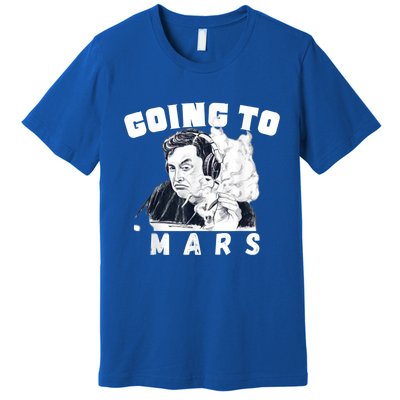 Going To Mars Occupy Mars Elon Marsexploration Premium T-Shirt