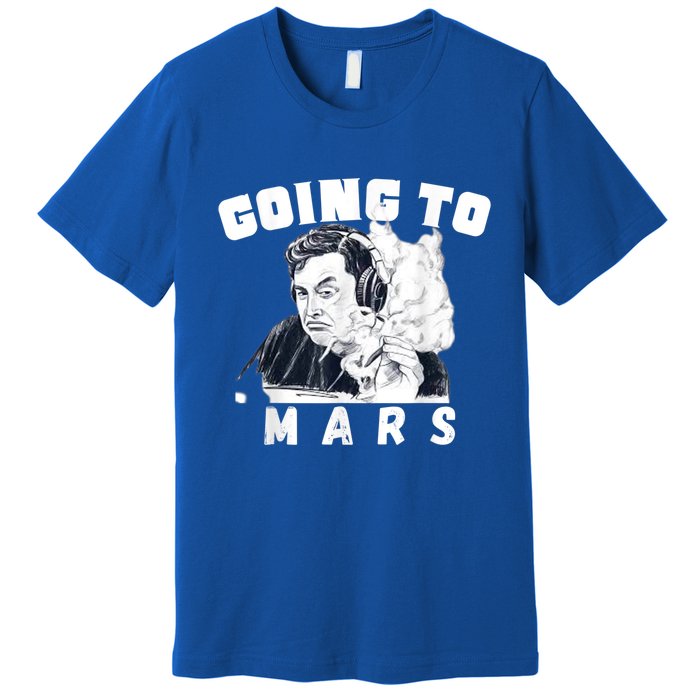 Going To Mars Occupy Mars Elon Marsexploration Premium T-Shirt