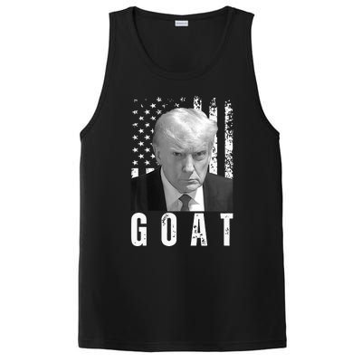 GOAT Trump Mugshot Legend Donald Trump 2024 PosiCharge Competitor Tank