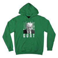 GOAT Trump Mugshot Legend Donald Trump 2024 Hoodie