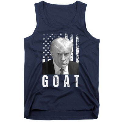 GOAT Trump Mugshot Legend Donald Trump 2024 Tank Top