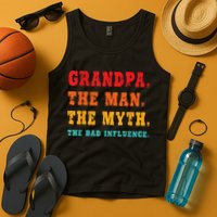 Grandpa The Man The Myth The Bad Influence Tank Top