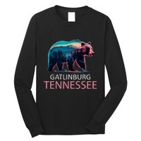 Gatlinburg Tennessee Mountains Bear Usa Hiking Souvenir Tn Long Sleeve Shirt