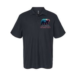 Gatlinburg Tennessee Mountains Bear Usa Hiking Souvenir Tn Softstyle Adult Sport Polo