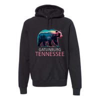 Gatlinburg Tennessee Mountains Bear Usa Hiking Souvenir Tn Premium Hoodie