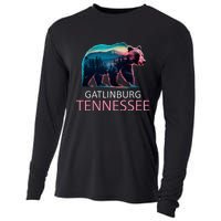 Gatlinburg Tennessee Mountains Bear Usa Hiking Souvenir Tn Cooling Performance Long Sleeve Crew