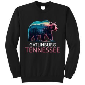 Gatlinburg Tennessee Mountains Bear Usa Hiking Souvenir Tn Tall Sweatshirt