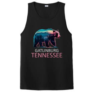 Gatlinburg Tennessee Mountains Bear Usa Hiking Souvenir Tn PosiCharge Competitor Tank