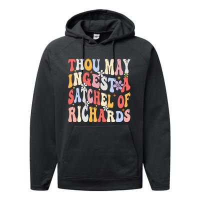 Groovy Thou May Ingest A Satchel Of Richards Performance Fleece Hoodie