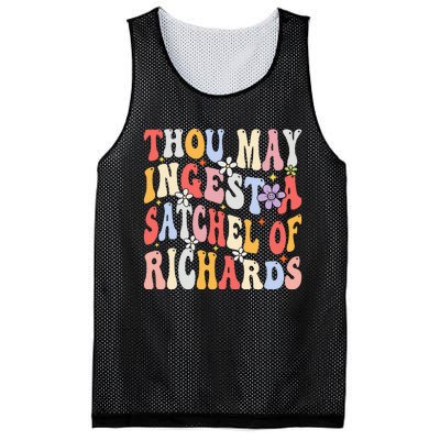 Groovy Thou May Ingest A Satchel Of Richards Mesh Reversible Basketball Jersey Tank