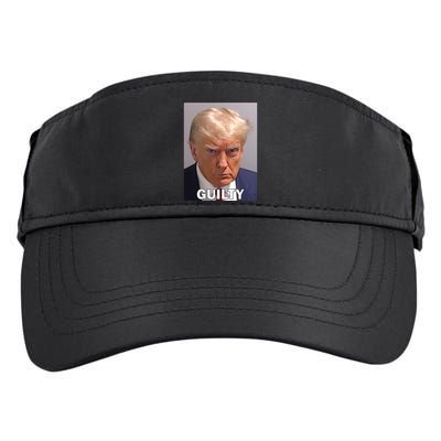 Guilty Trump Mugshot Adult Drive Performance Visor