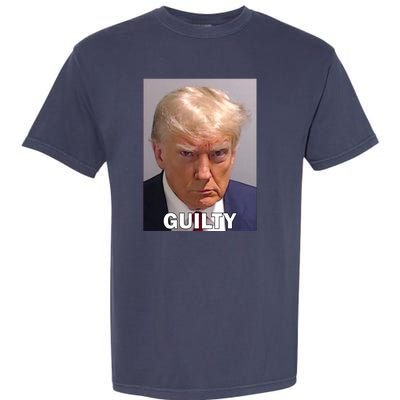 Guilty Trump Mugshot Garment-Dyed Heavyweight T-Shirt