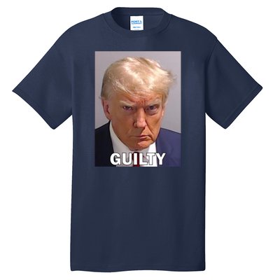 Guilty Trump Mugshot Tall T-Shirt