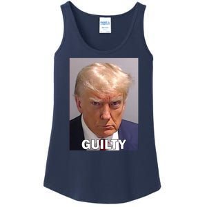 Guilty Trump Mugshot Ladies Essential Tank