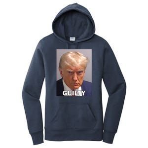 Guilty Trump Mugshot Women's Pullover Hoodie