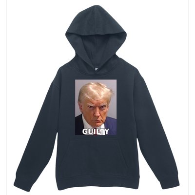 Guilty Trump Mugshot Urban Pullover Hoodie