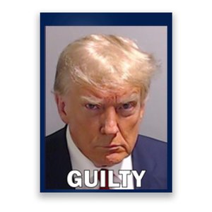 Guilty Trump Mugshot Poster