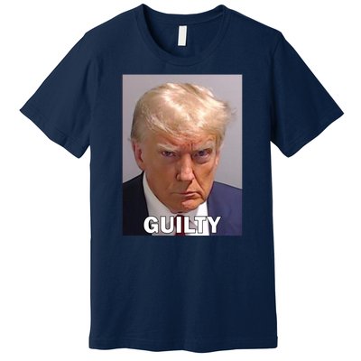 Guilty Trump Mugshot Premium T-Shirt