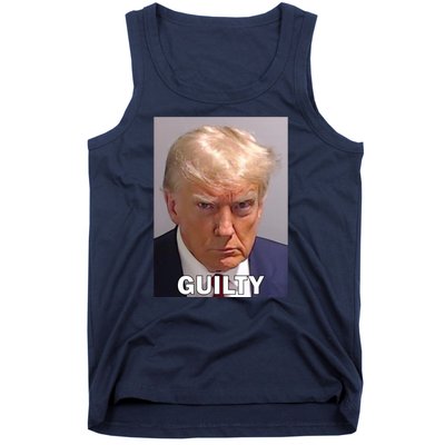 Guilty Trump Mugshot Tank Top