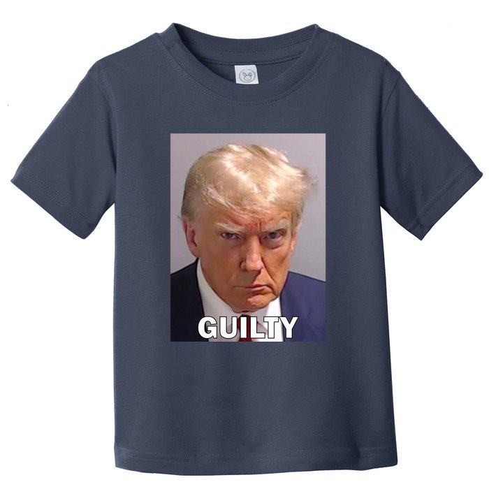Guilty Trump Mugshot Toddler T-Shirt