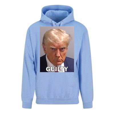 Guilty Trump Mugshot Unisex Surf Hoodie