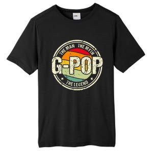 GPop The Man The Myth The Legend Grandfather Father's Day Tall Fusion ChromaSoft Performance T-Shirt