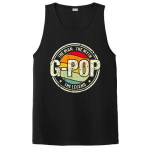 GPop The Man The Myth The Legend Grandfather Father's Day PosiCharge Competitor Tank