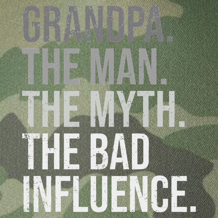 Grandpa The Man The Myth The Bad Influence Grandfather Legacy Tie Dye Trucker Hat