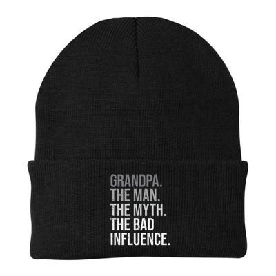 Grandpa The Man The Myth The Bad Influence Grandfather Beanie