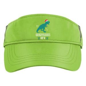 Grandmasaurus Trex Matching Family Christmas Dino Outfit Gift Adult Drive Performance Visor