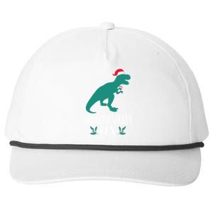 Grandmasaurus Trex Matching Family Christmas Dino Outfit Gift Snapback Five-Panel Rope Hat