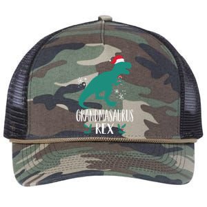 Grandmasaurus Trex Matching Family Christmas Dino Outfit Gift Retro Rope Trucker Hat Cap