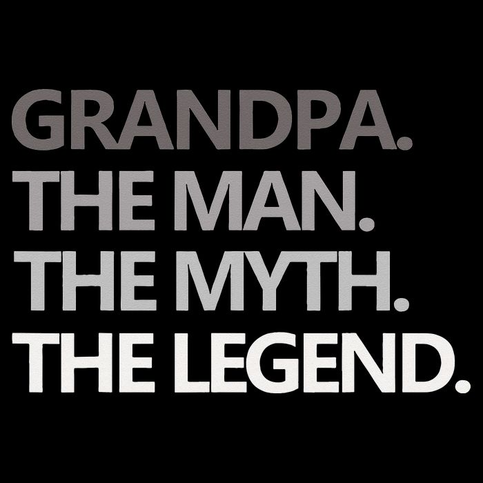 GRANDPA THE MAN THE MYTH THE LEGEND Men Gift Fathers Day Button