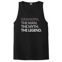 GRANDPA THE MAN THE MYTH THE LEGEND Men Gift Fathers Day PosiCharge Competitor Tank