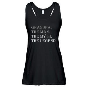 Grandpa The Man The Myth The Legend Ladies Essential Flowy Tank