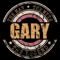 Gary The Man The Myth The Legend First Name Gary Flat Bill Trucker Hat