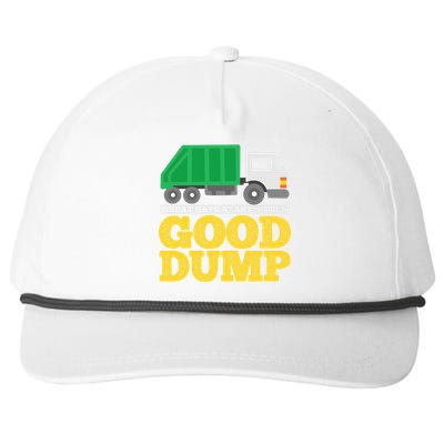 Garbage Truck Meaningful Gift Snapback Five-Panel Rope Hat