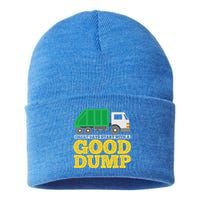 Garbage Truck Meaningful Gift Sustainable Knit Beanie