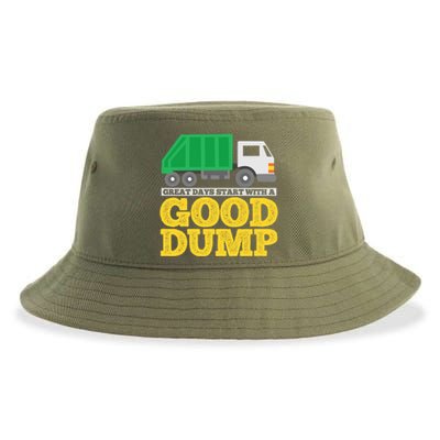 Garbage Truck Meaningful Gift Sustainable Bucket Hat