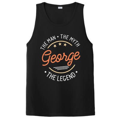 George The Man The Myth The Legend PosiCharge Competitor Tank