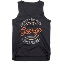 George The Man The Myth The Legend Tank Top