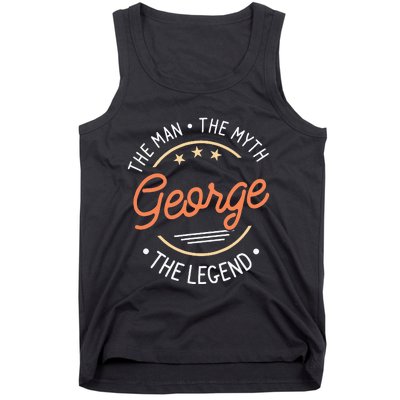 George The Man The Myth The Legend Tank Top