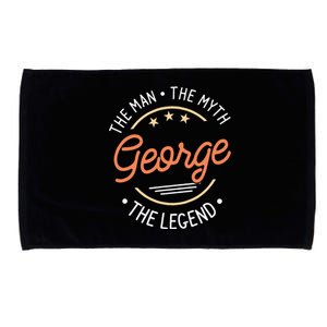 George The Man The Myth The Legend Microfiber Hand Towel