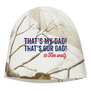 Gus Thats My Dad Tim Walz Waltz 2024 Thats Our Dad Kati - Camo Knit Beanie