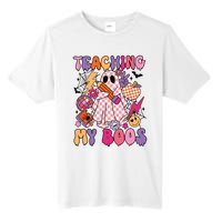 Groovy Teaching My Boos Disco Ball Ghost Halloween Teacher Tall Fusion ChromaSoft Performance T-Shirt