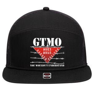 GTMO You Wouldn't Understand 7 Panel Mesh Trucker Snapback Hat