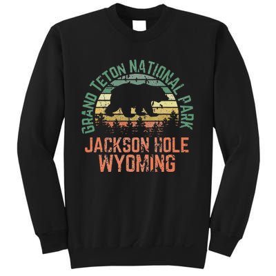 Grand Teton National Park Jackson Hole Wyoming Bear Vintage Sweatshirt