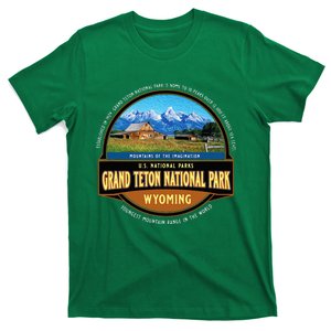 Grand Teton National Park Wyoming Usa Mountains Souvenir T-Shirt