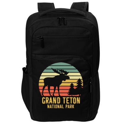 Grand Teton National Park Moose Vacation Travel Impact Tech Backpack